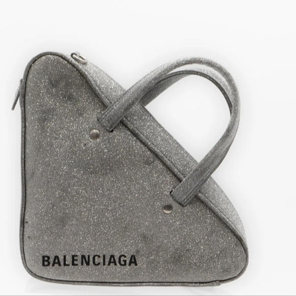 balenciaga glitter purse